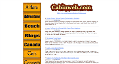Desktop Screenshot of cabinweb.com